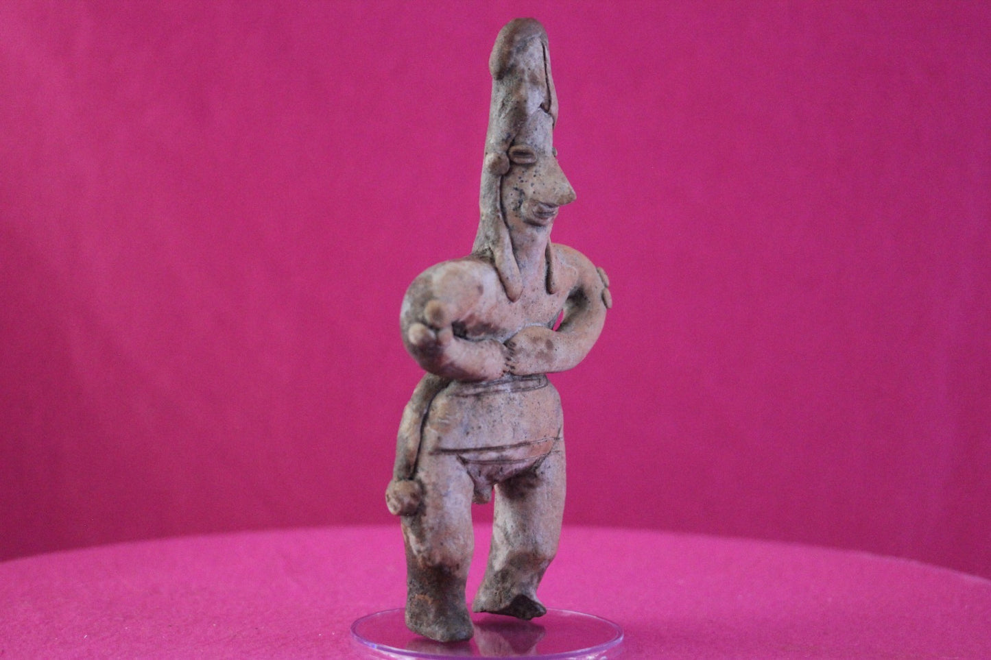 Pre Columbian Authentic Artifact Female Shaman Tomb Figure Colima Mexico COA 198