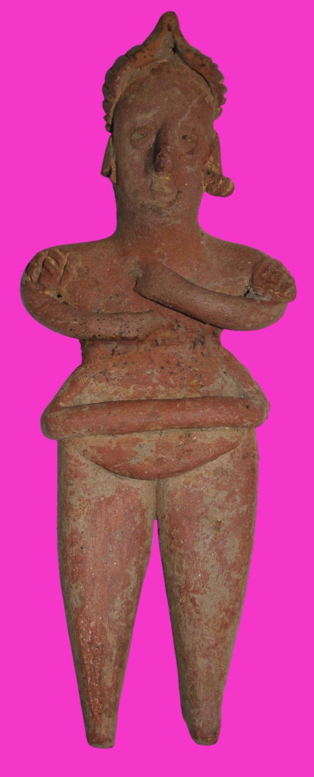 Pre Columbian Artifact 6 in Male Shaman Tomb Figure Colima Mexico 100BC COA 267
