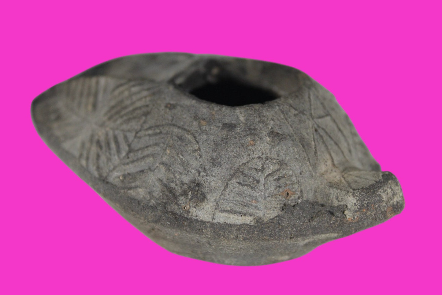 Ancient Holy Land Oil Lamp Artifact Jesus Christ Home 300-600 AD Israel COA 98