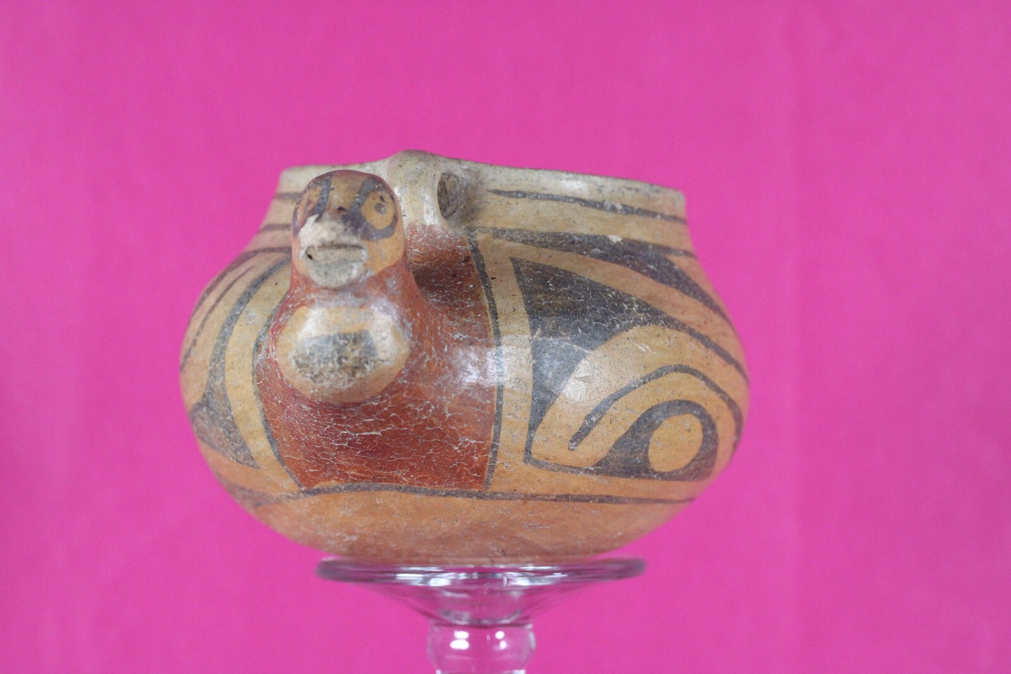 Ex Sotheby's Authentic Pre Columbian Artifact Casas Grandes Avian Bowl COA T113