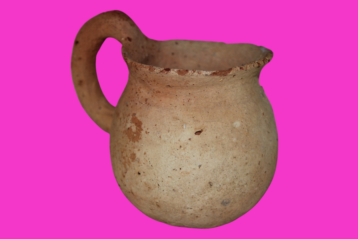 Ancient Holy Land Artifact Time Of Abraham Cup Jesus Christ Home 2000 BC COA 25