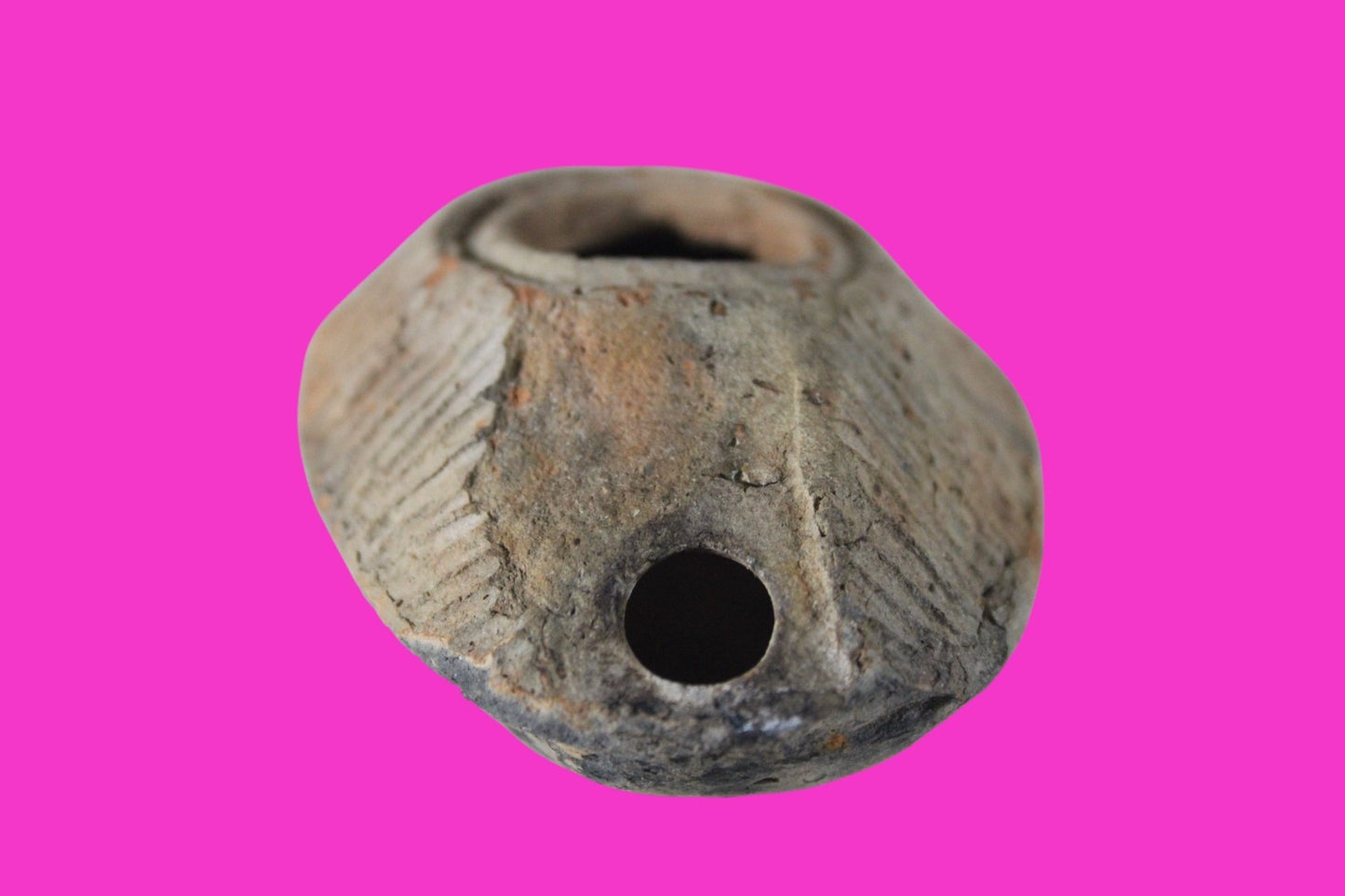 Ancient Holy Land Oil Lamp Artifact Jesus Christ Home Israel 300-600 AD COA 70