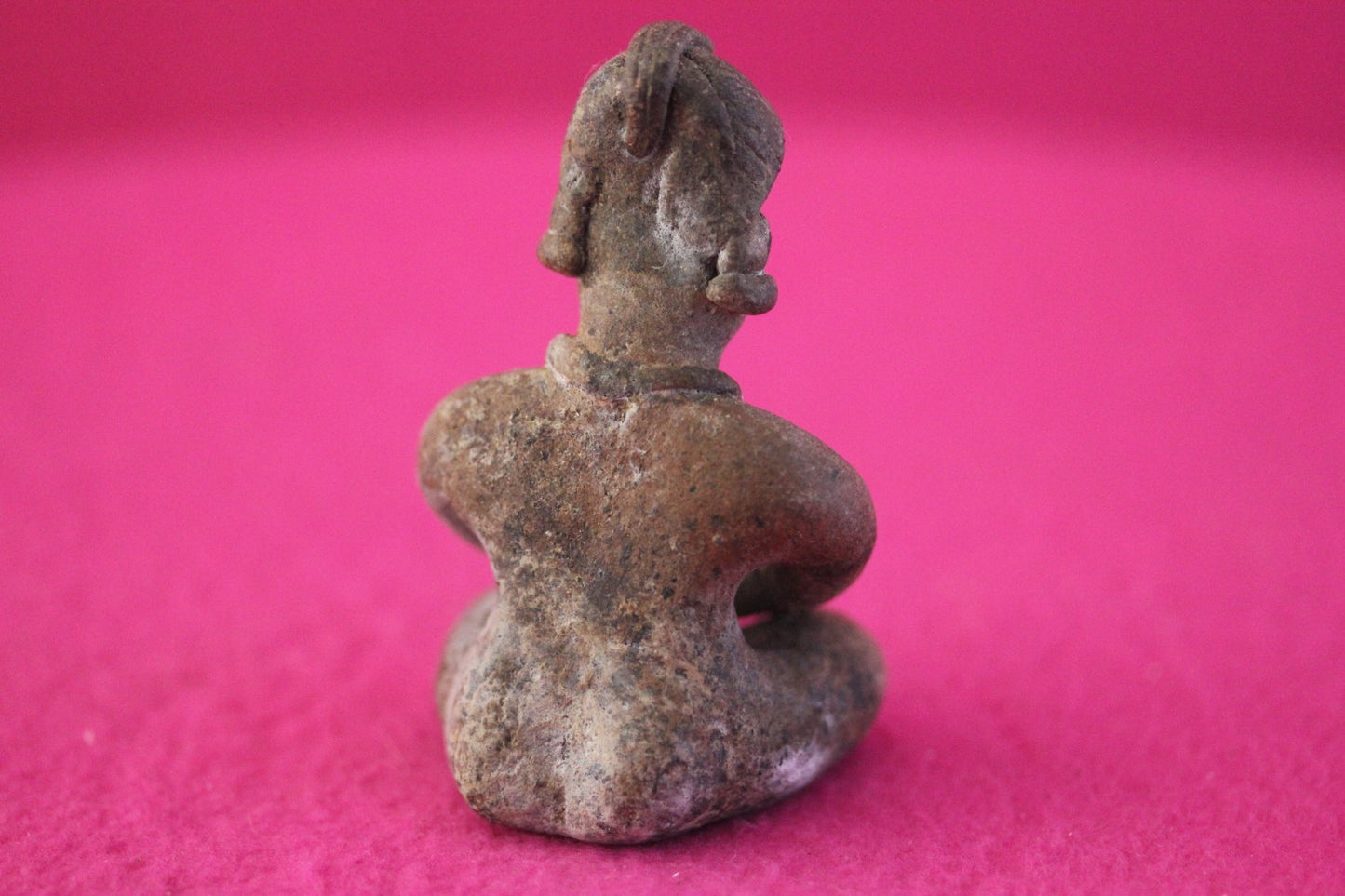 Authentic Pre Columbian Artifact Male Seated Tomb Figure Colima Mexico COA 193