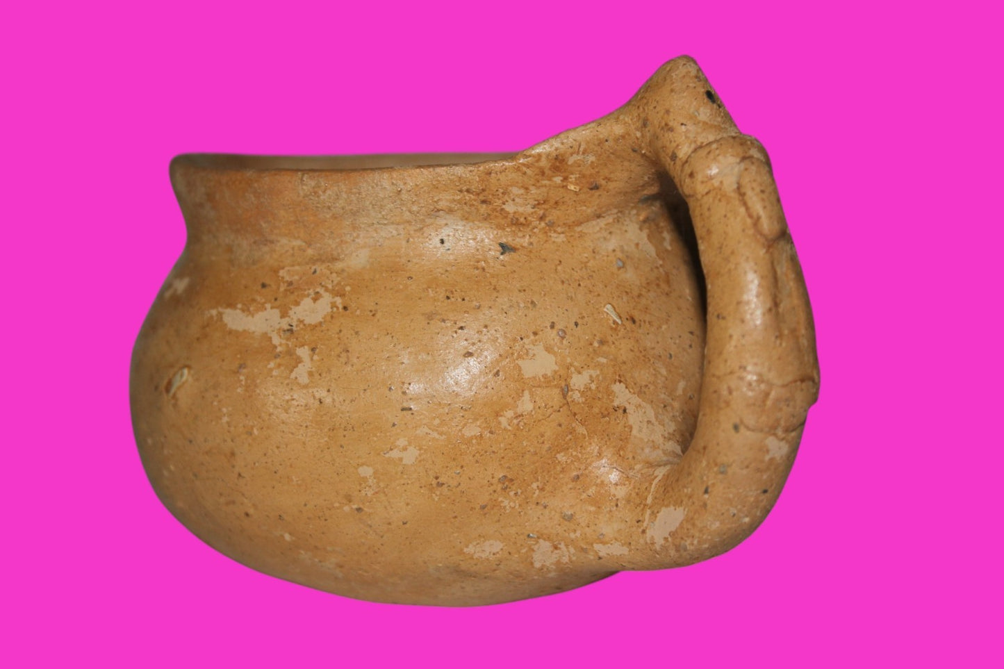 Holy Land Authentic Artifact 4000 Year Old Cup Time of Abraham 2000 BC COA J117