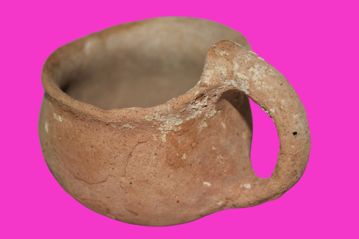 Ancient Holy Land Artifact Time Of Abraham Cup Jesus Christ Home 2000 BC COA 23