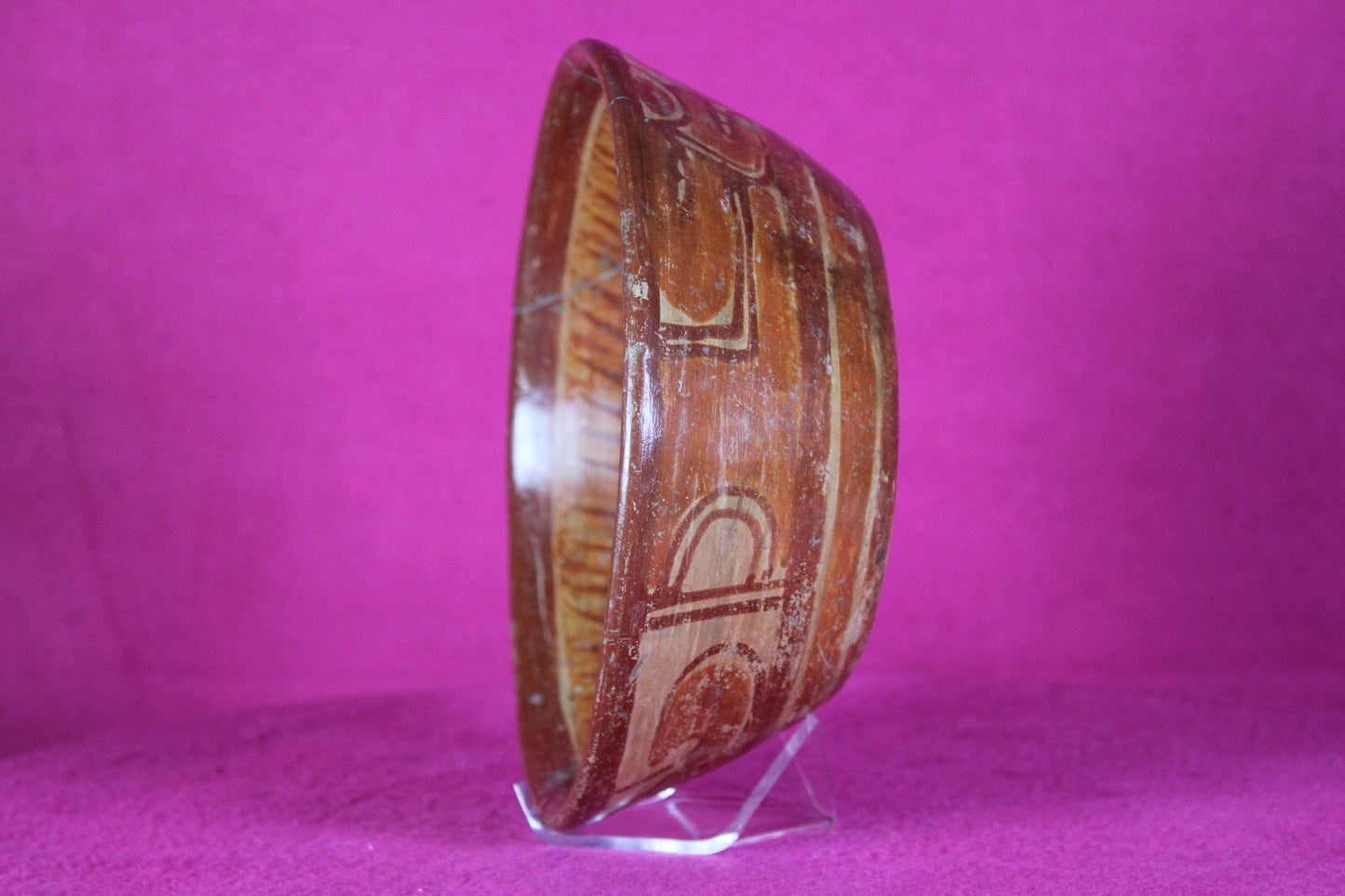 Pre Columbian Authentic Artifact Mayan Decorated Bowl 250-900 AD Yucatan T12