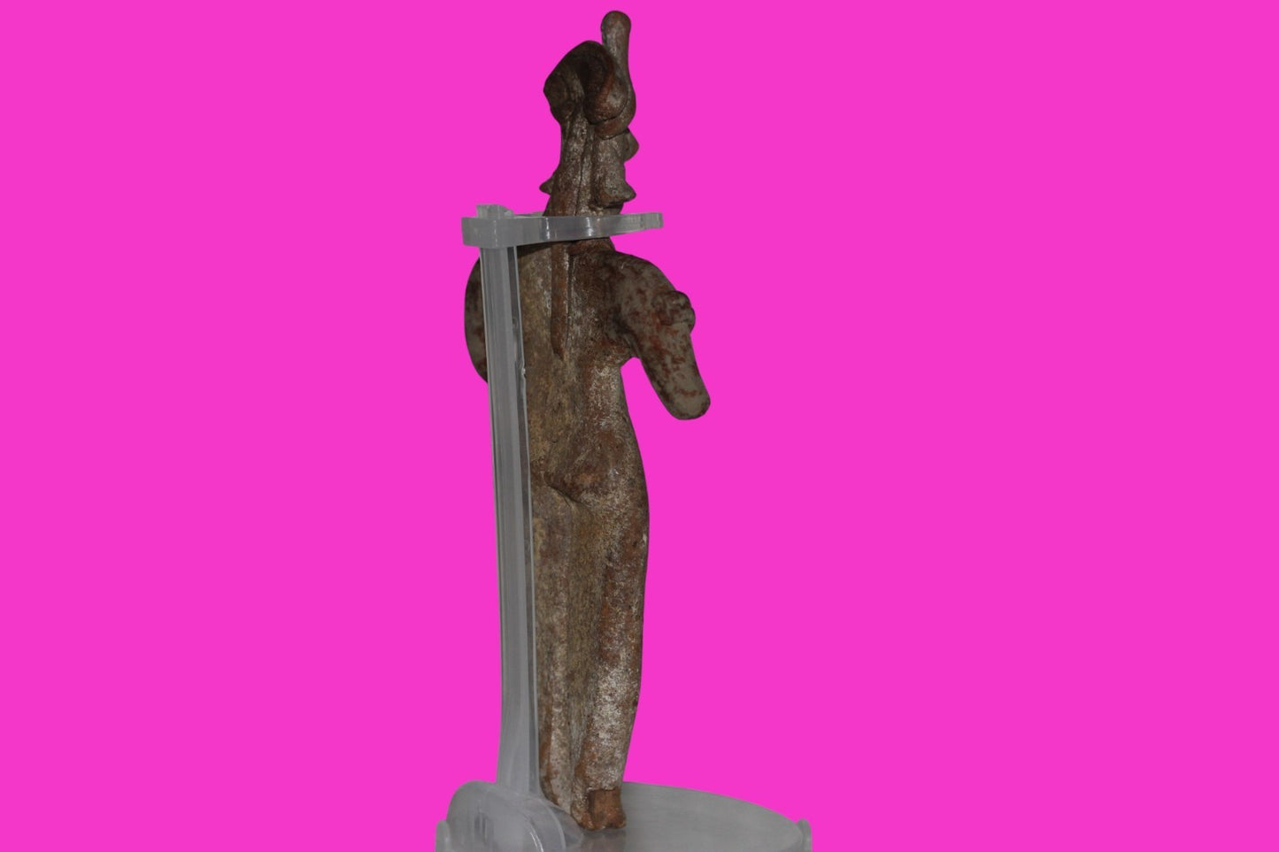 Pre Columbian Artifact 7 Inch Female Tomb Figure Colima Mexico 100 BC COA 241