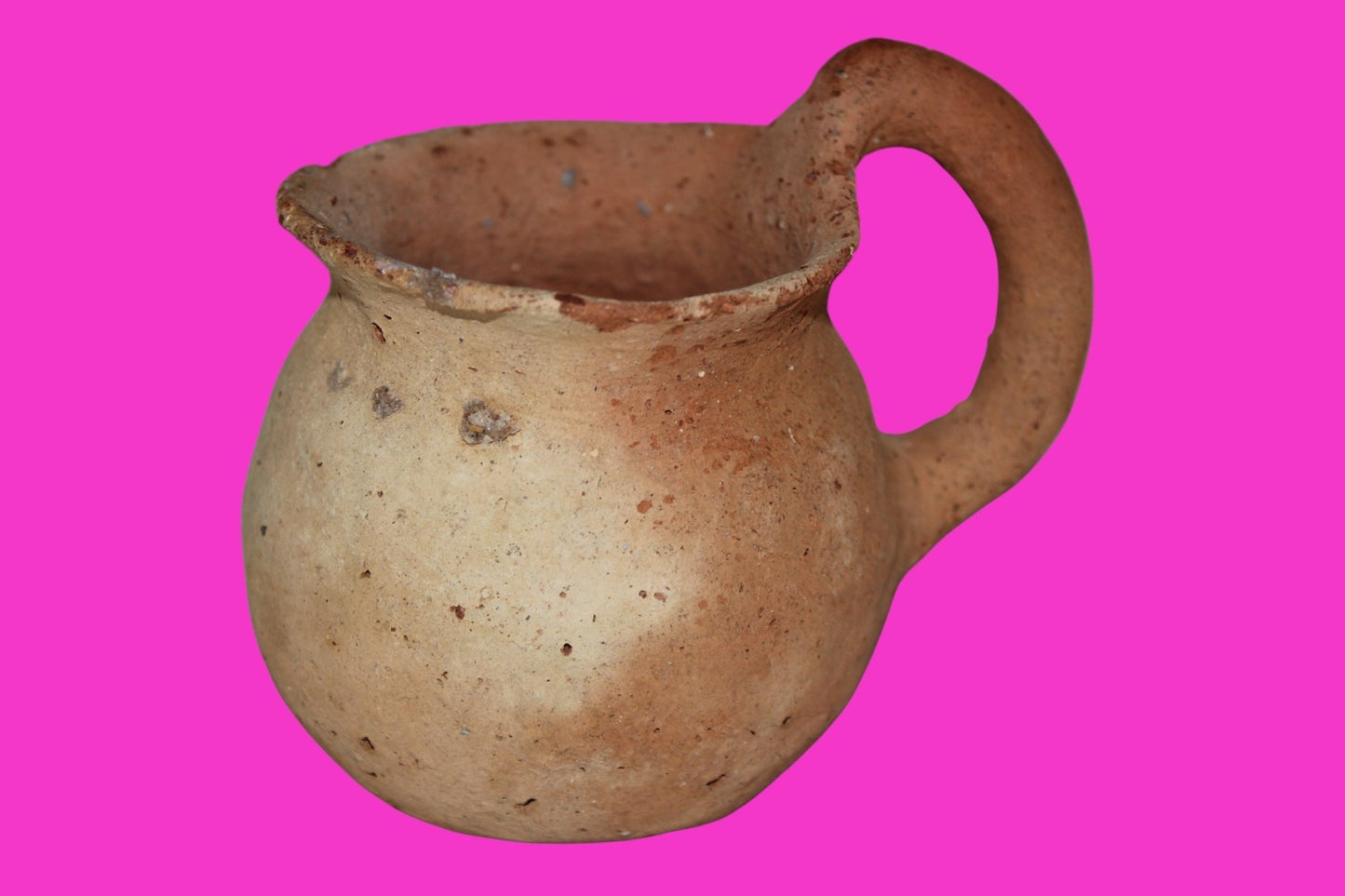 Ancient Holy Land Artifact Time Of Abraham Cup Jesus Christ Home 2000 BC COA 25