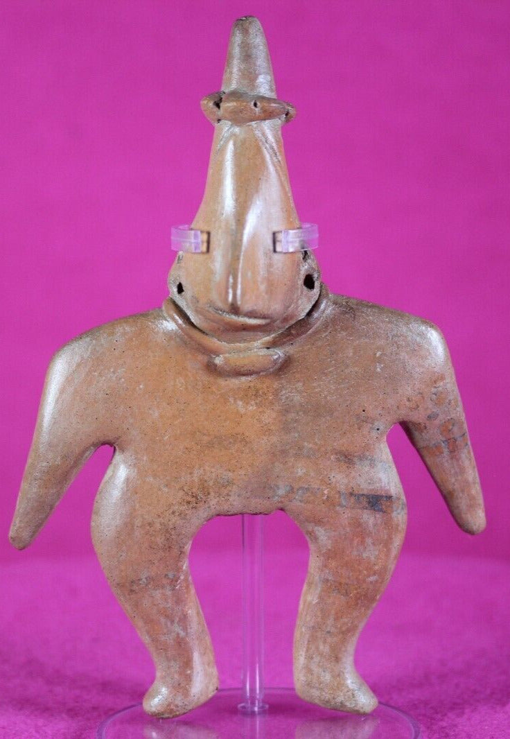 Authentic Pre Columbian Artifact Tomb Figure Colima Ex Arte Primitivo COA T45