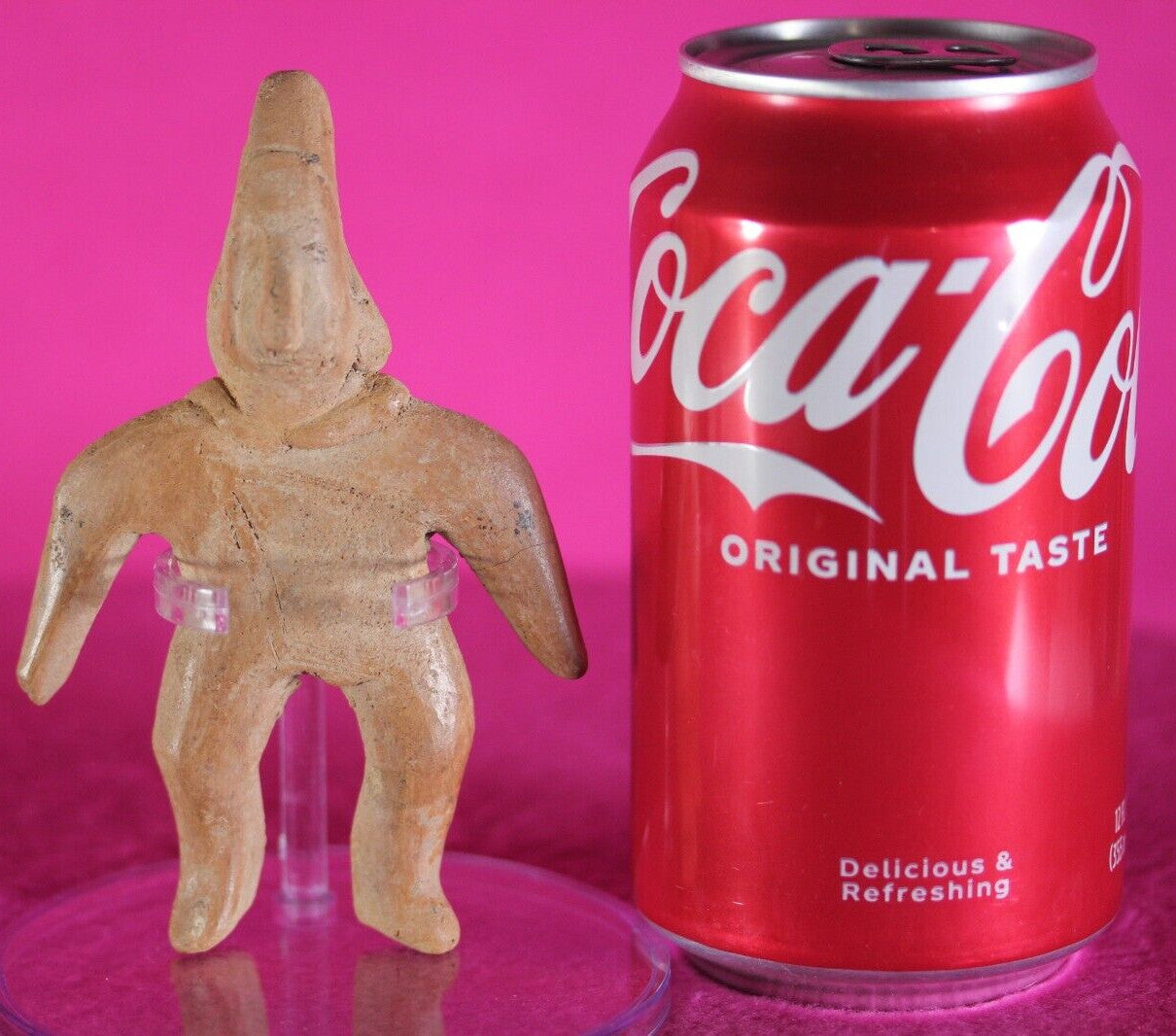 Pre Columbian Artifact Authentic  Archaic Tomb Figure Colima Mexico COA T97