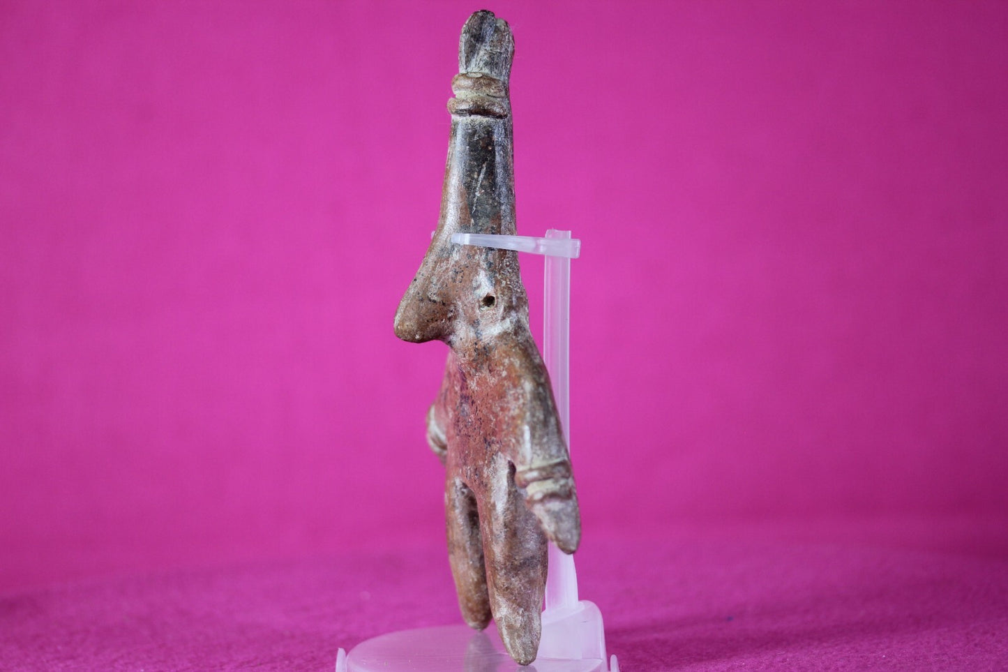 Pre Columbian Artifact Colima Shaman Mexico 300BC-300AD Certified COA J38