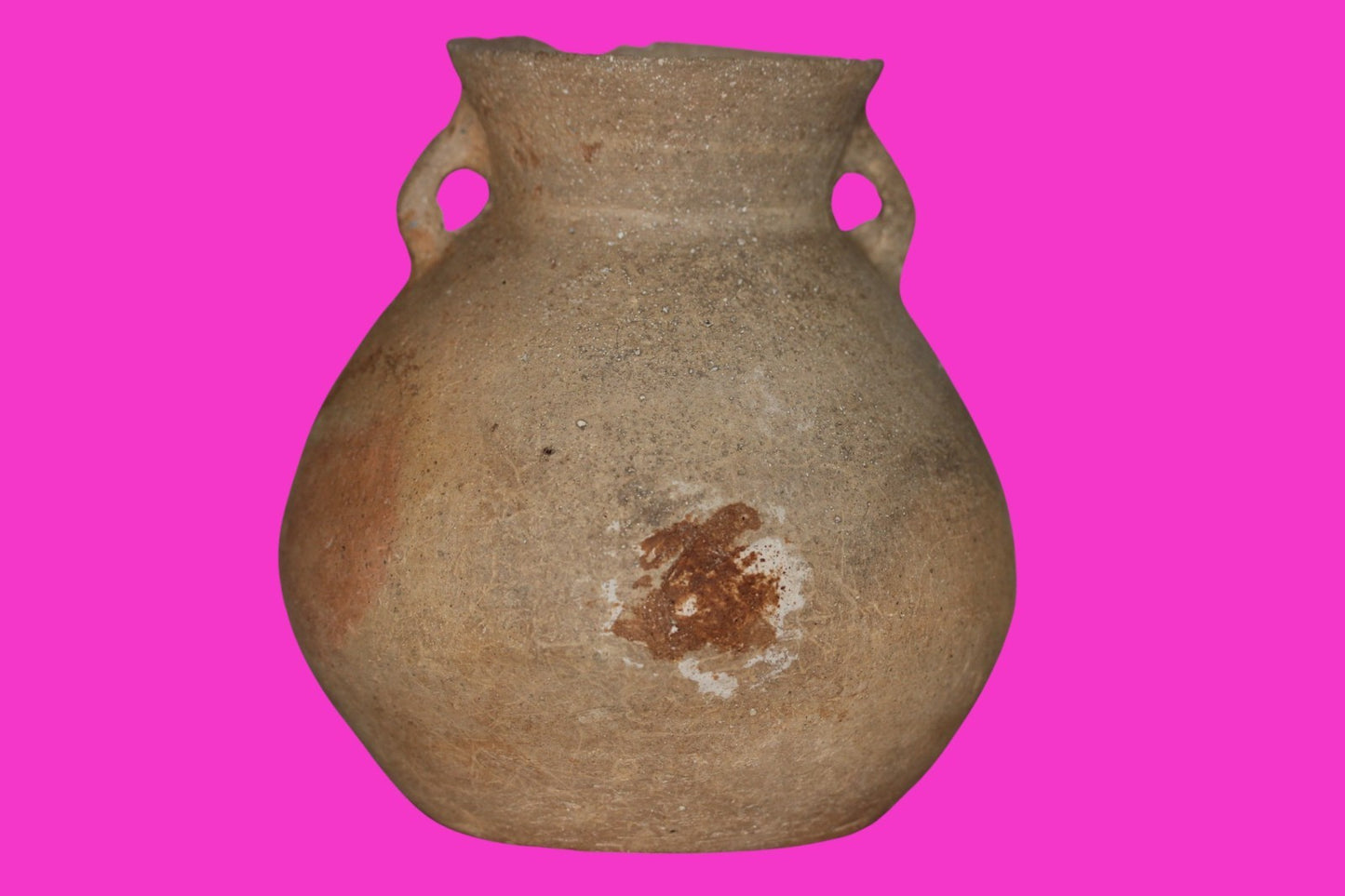 Holy Land Artifact Authentic 4000 Year Old Jar Time of Abraham 2000 BC COA J141