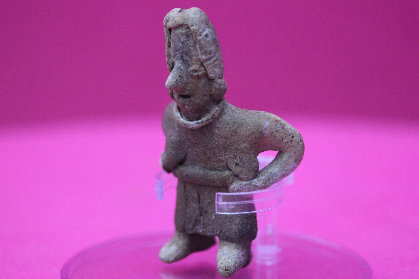 Pre Columbian Artifact Authentic Rare Grandma Tomb Figure Colima Mexico  COA 152