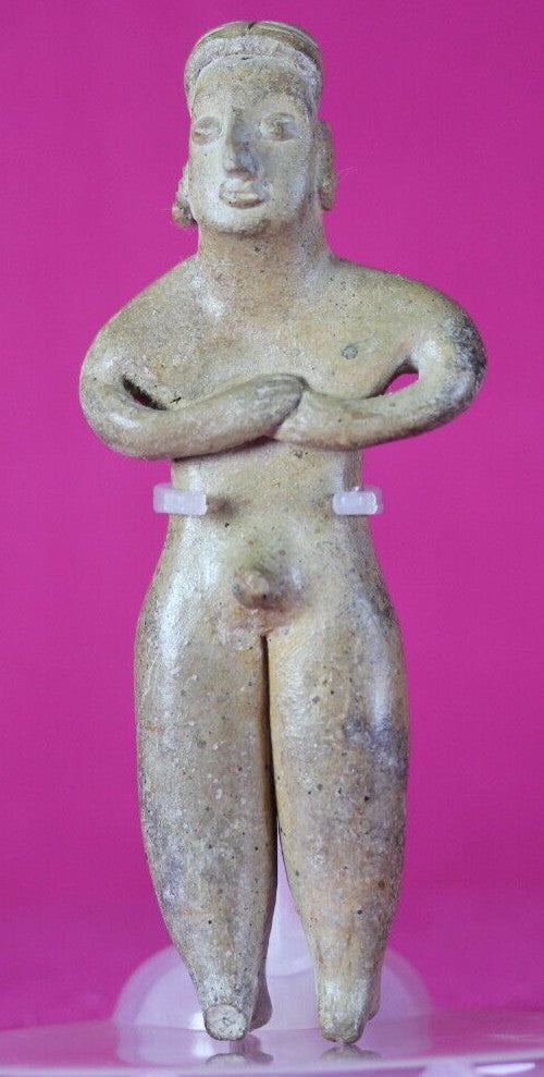Pre Columbian Artifact Colima Figure Mexico 300BC-300AD Certified COA J36