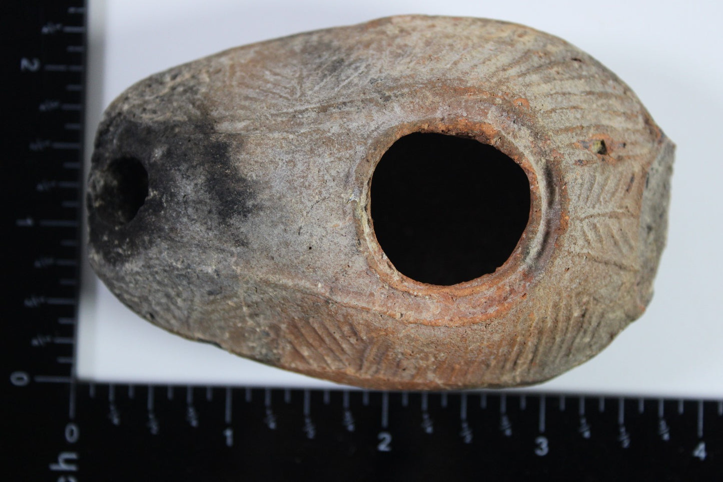 Ancient Holy Land Oil Lamp Artifact Jesus Christ Home Israel 300-600 AD COA 107