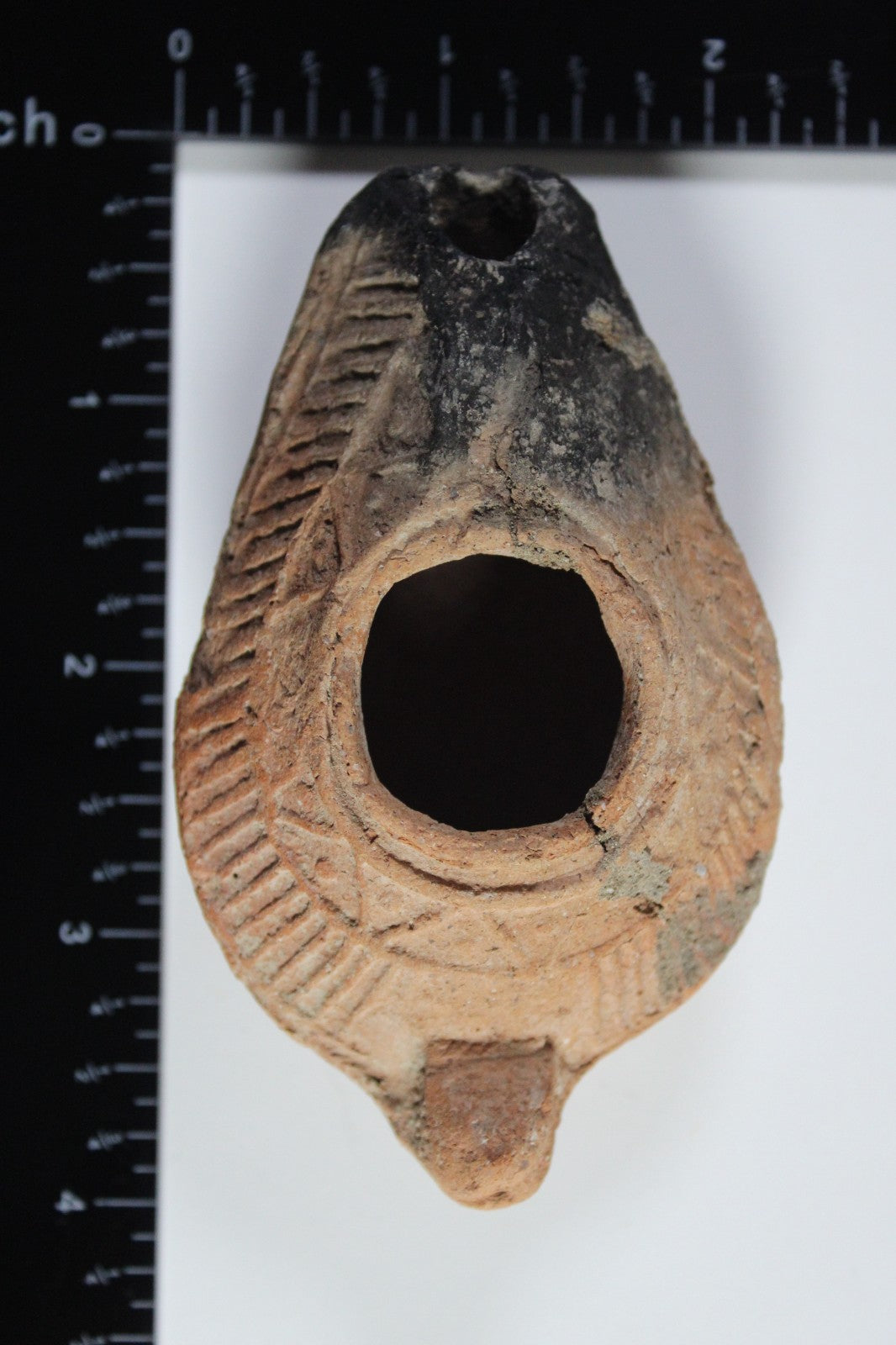 Ancient Holy Land Oil Lamp Artifact Jesus Christ Home Israel 300-600 AD COA 89