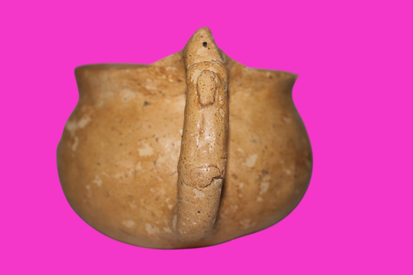 Holy Land Authentic Artifact 4000 Year Old Cup Time of Abraham 2000 BC COA J117