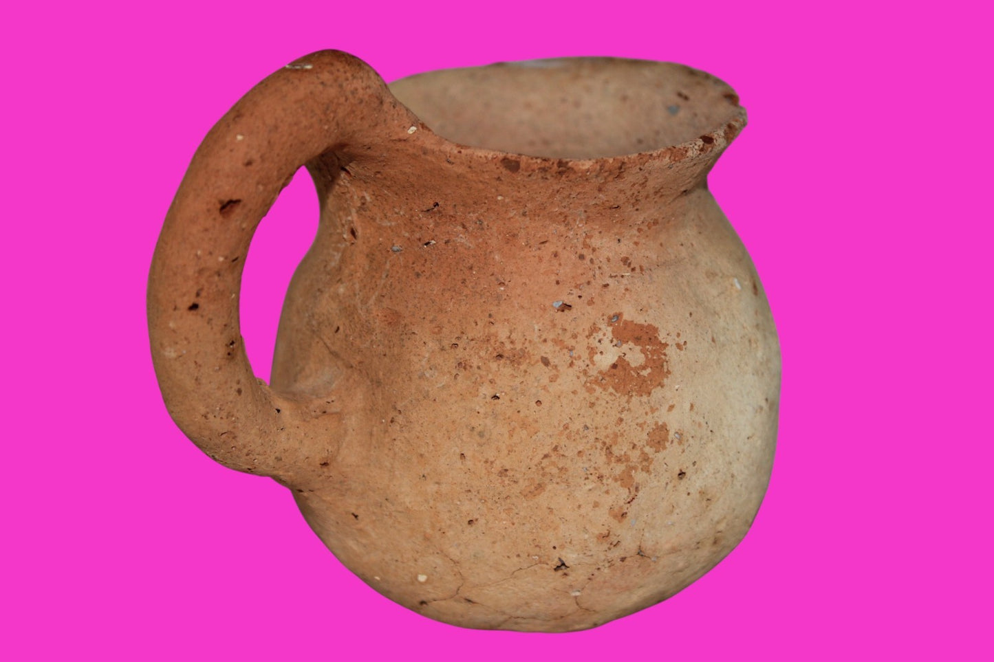 Ancient Holy Land Artifact Time Of Abraham Cup Jesus Christ Home 2000 BC COA 25