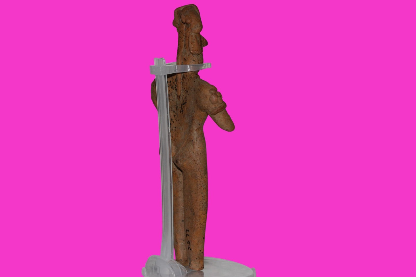 Pre Columbian Artifact 7 Inch Shaman Tomb Figure Colima Mexico 100 BC COA 234