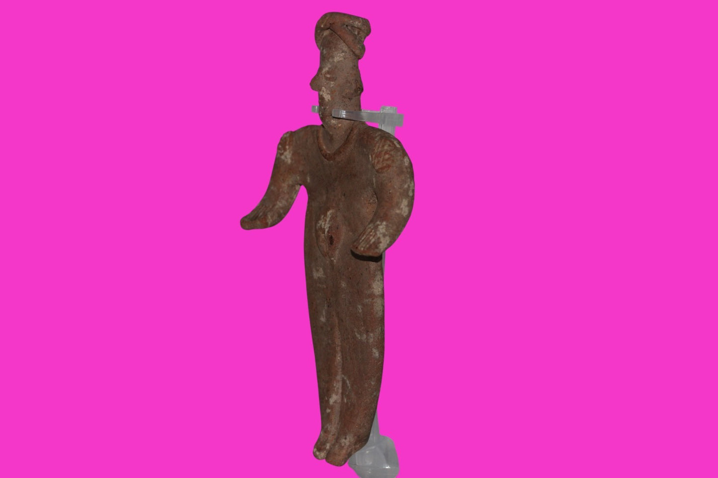Pre Columbian Artifact 8 inch Female Tomb Figure Colima Mexico 100 BC COA 261