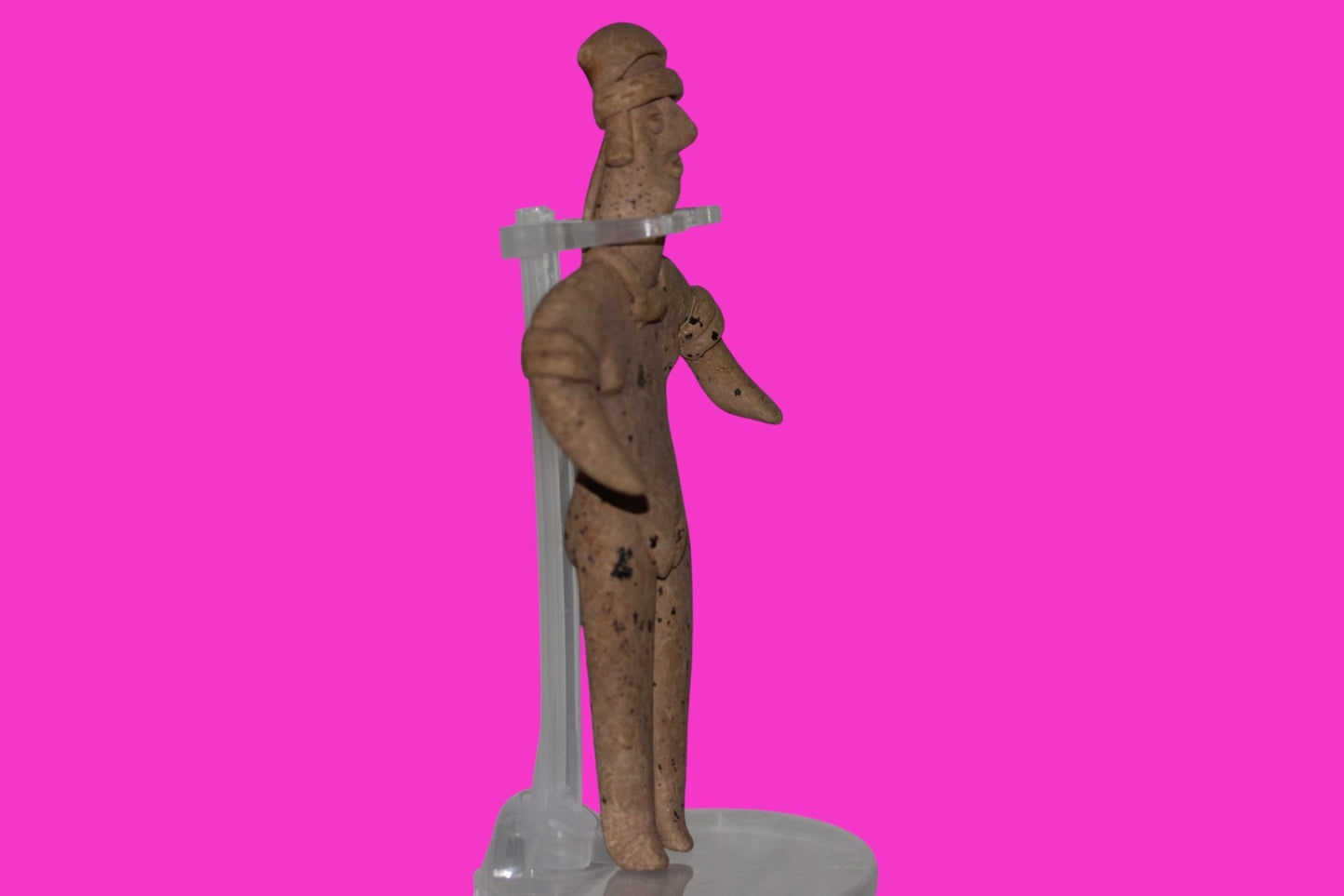 Pre Columbian Artifact 6 inch Female Tomb Figure Colima Mexico 100 BC COA 259