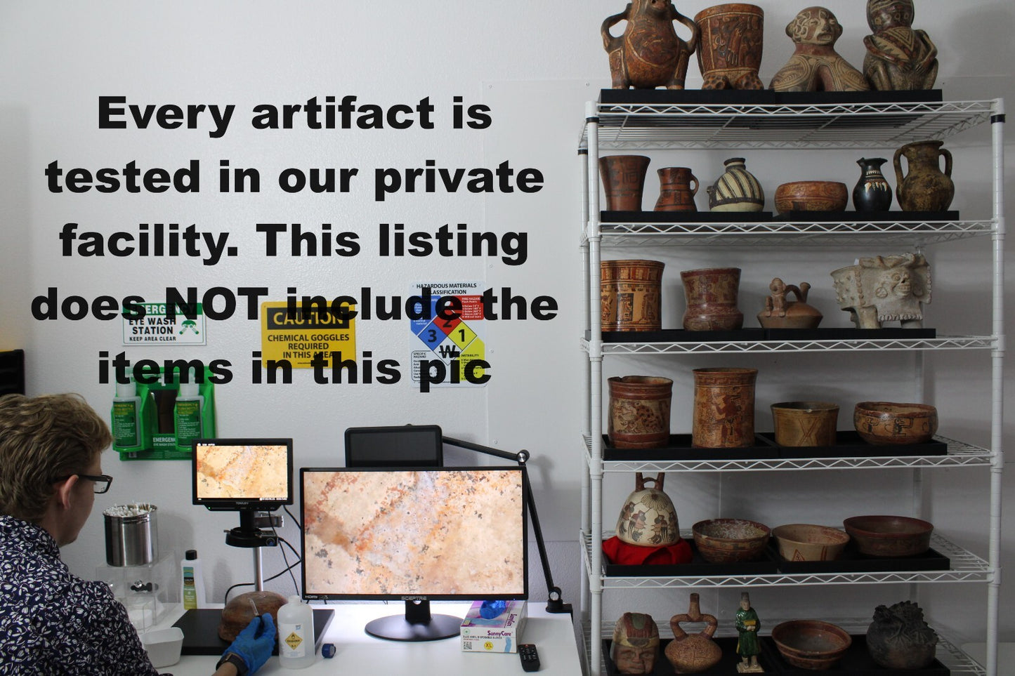 Pre Columbian Artifact Colima 300 BC-300 AD Red Jar Guaranteed Authentic COA J56