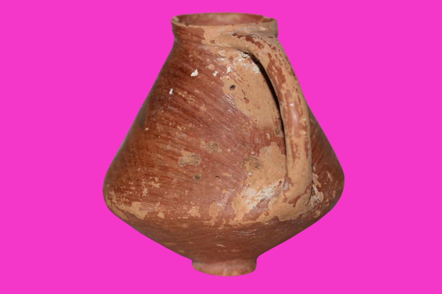 Holy Land Artifact Ancient From Time of Jesus Christ Jug 100BC-200AD COA J134