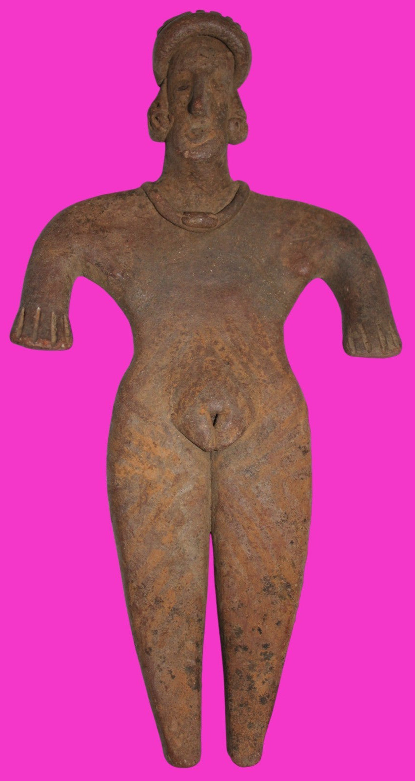 Pre Columbian Artifact 8 in Female Shaft Tomb Figure Colima Mexico 100BC COA 274