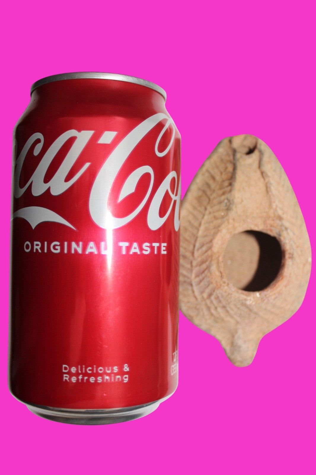 Ancient Holy Land Oil Lamp Artifact From Jesus Christ Home Land 100-500AD COA 54