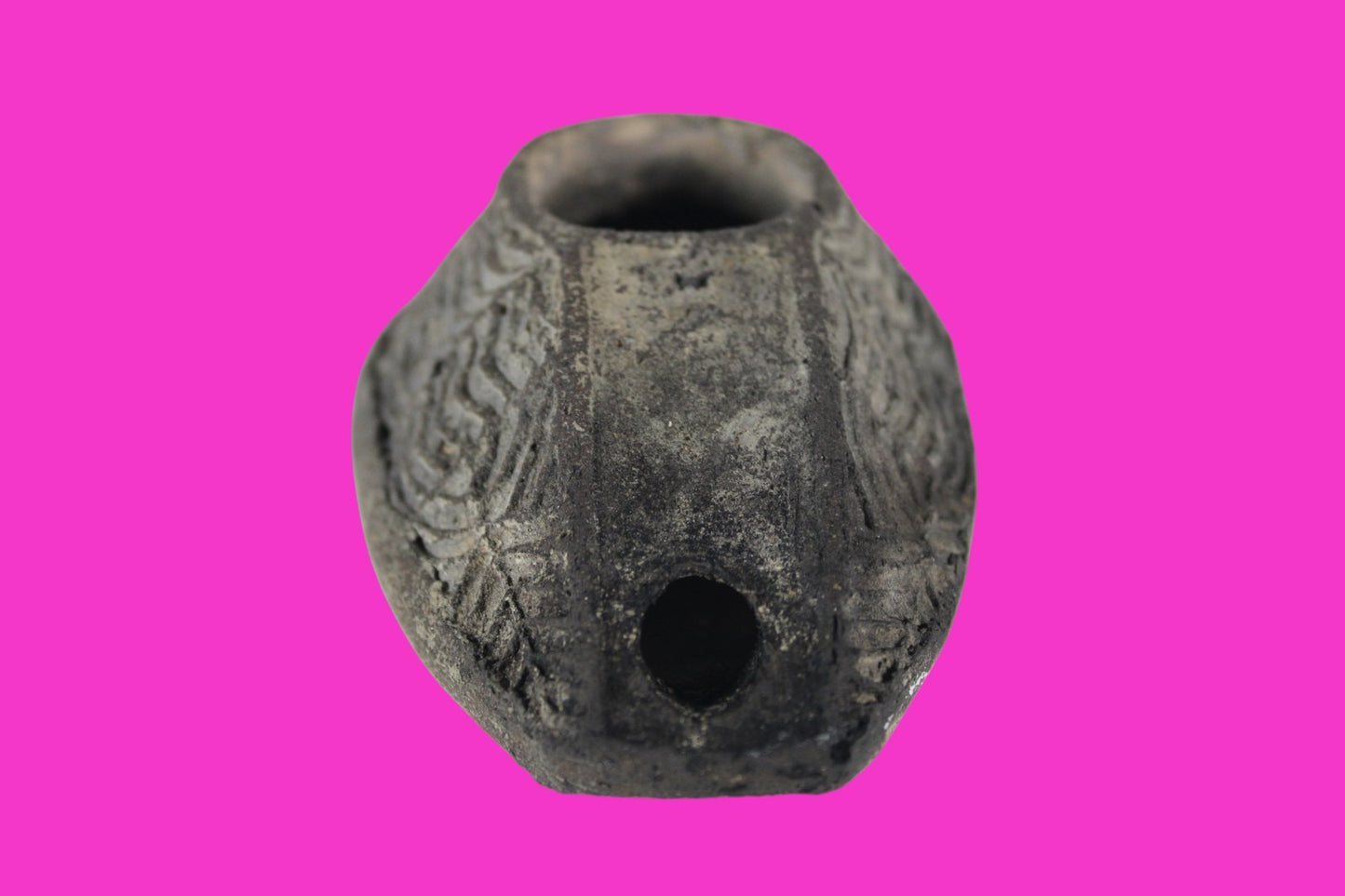 Ancient Holy Land Oil Lamp Artifact Jesus Christ Home Israel 300-600 AD COA 103