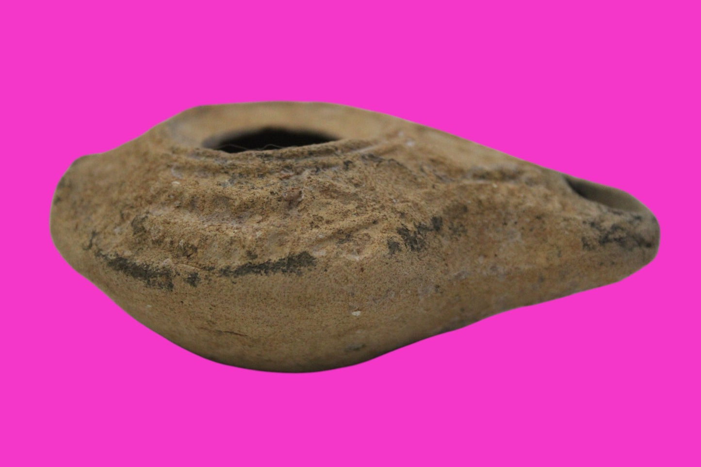 Ancient Holy Land Oil Lamp Artifact From Jesus Christ Home Land 100-500AD COA 52