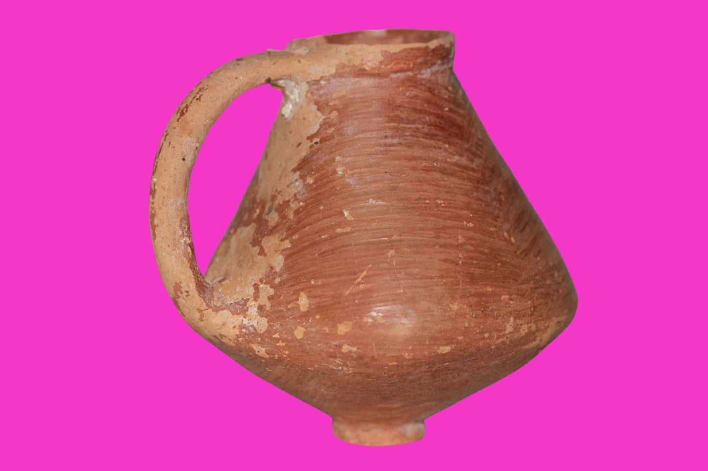Holy Land Artifact Authentic From Time of Jesus Christ Jug 100BC-200AD COA J134
