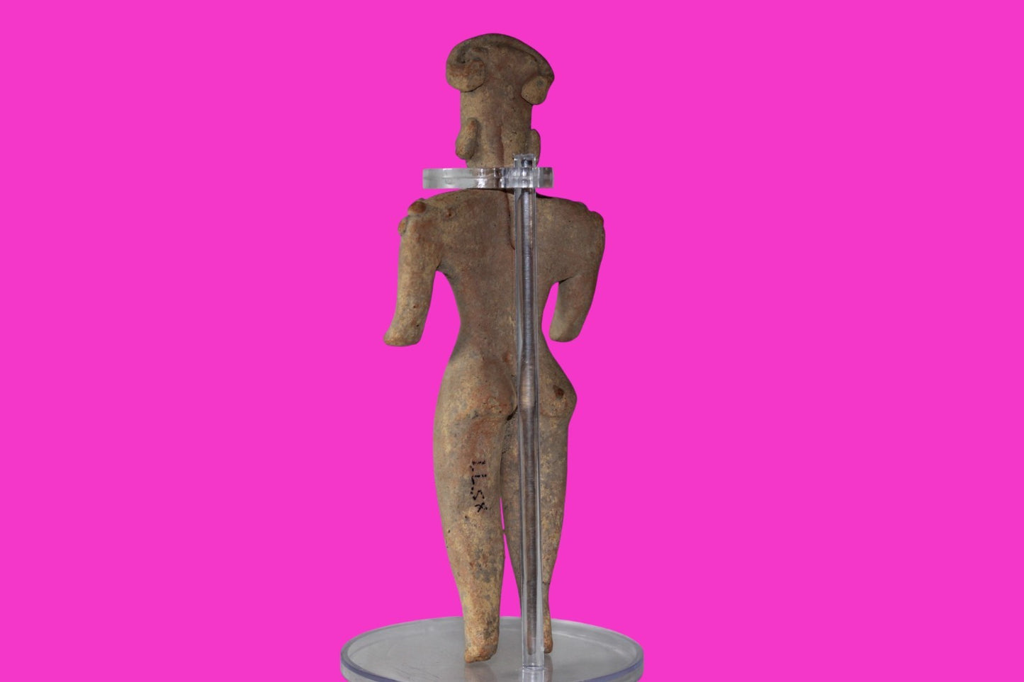 Pre Columbian Artifact 6 in Male Shaman Tomb Figure Colima Mexico 100BC COA 268