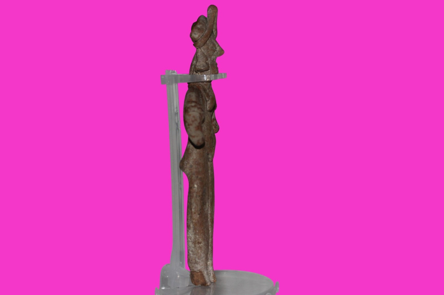 Pre Columbian Artifact 7 Inch Female Tomb Figure Colima Mexico 100 BC COA 241