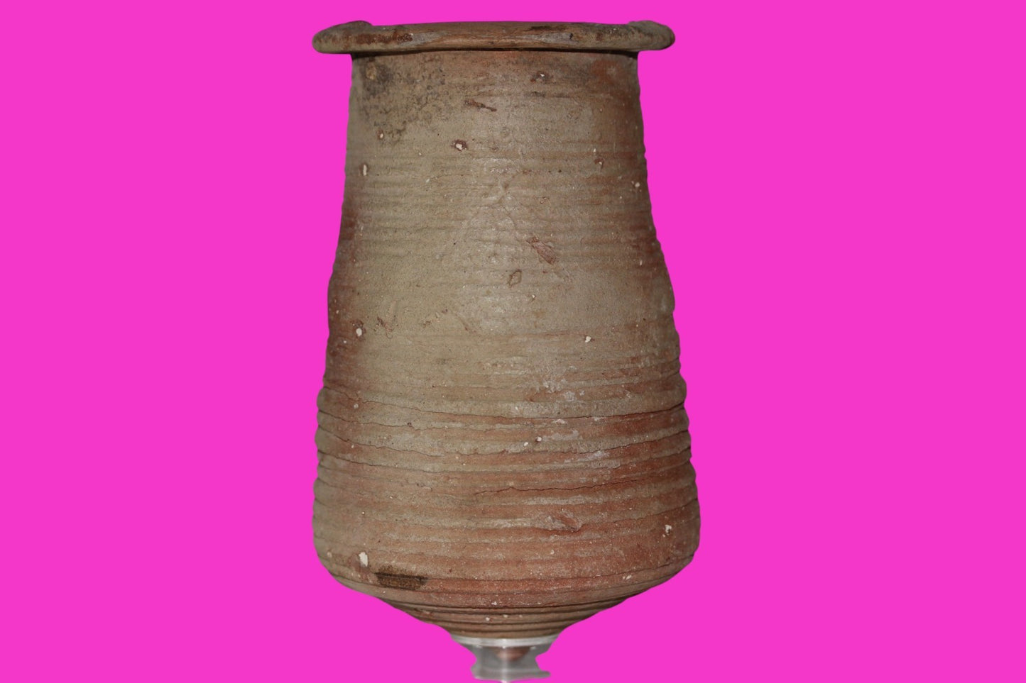 Ancient Holy Land Artifact Large Beaker Found in Israel 400 BC-600 AD COA J128