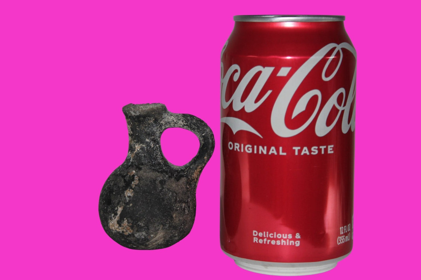 Ancient Holy Land Artifact King David Mini Jugglet Christ Home Land 1000BC COA 4