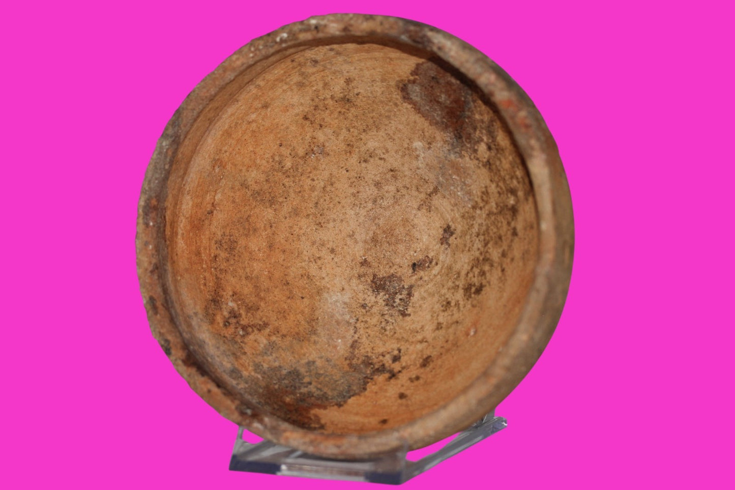 Holy Land Artifact Authentic 4000 Year Old Bowl Time of Abraham 2000 BC COA J126