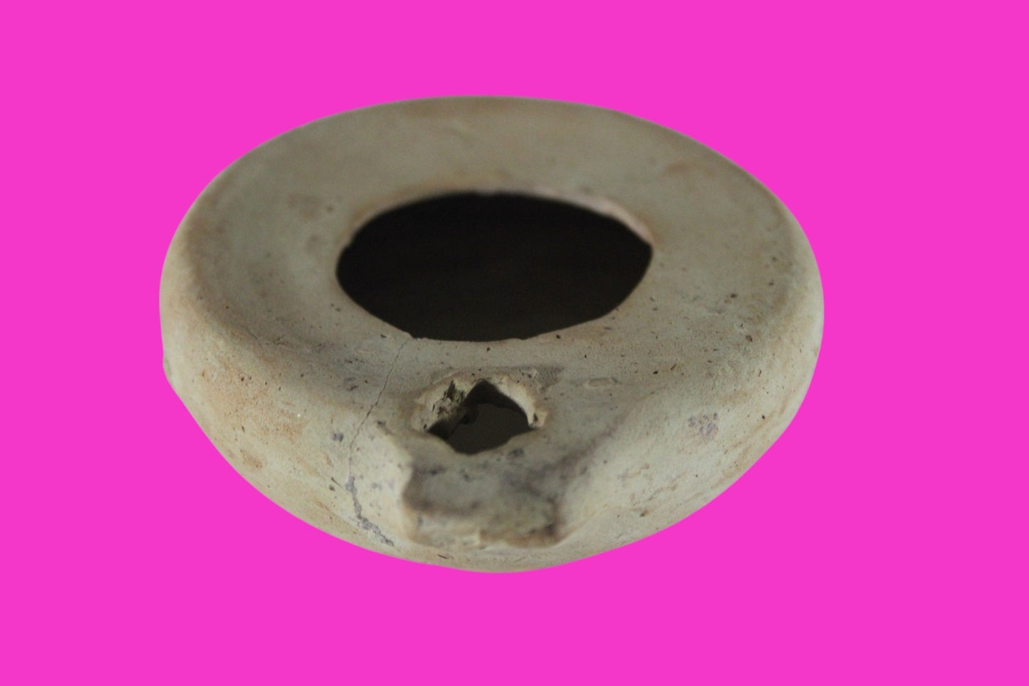 Ancient Holy Land Oil Lamp Artifact Home of Jesus Christ 100 BC-200 AD COA J151