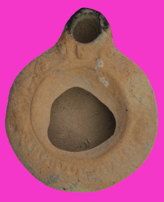 Holy Land Oil Lamp Ancient Artifact Time of Jesus & Apostles 313-636 AD COA 135