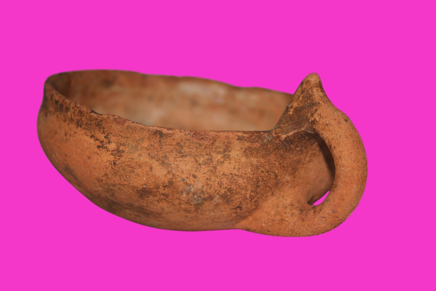 Holy Land Artifact Authentic 4000 Year Old Cup Time of Abraham 2000 BC COA J113