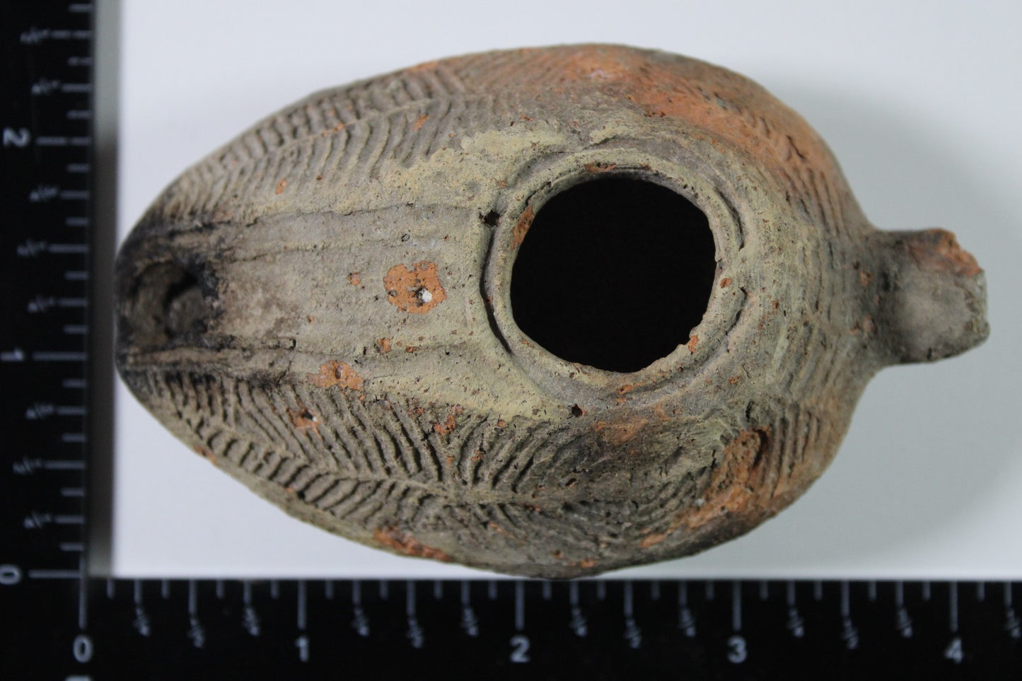 Ancient Holy Land Oil Lamp Artifact Jesus Christ Home Israel 300-600 AD COA 72