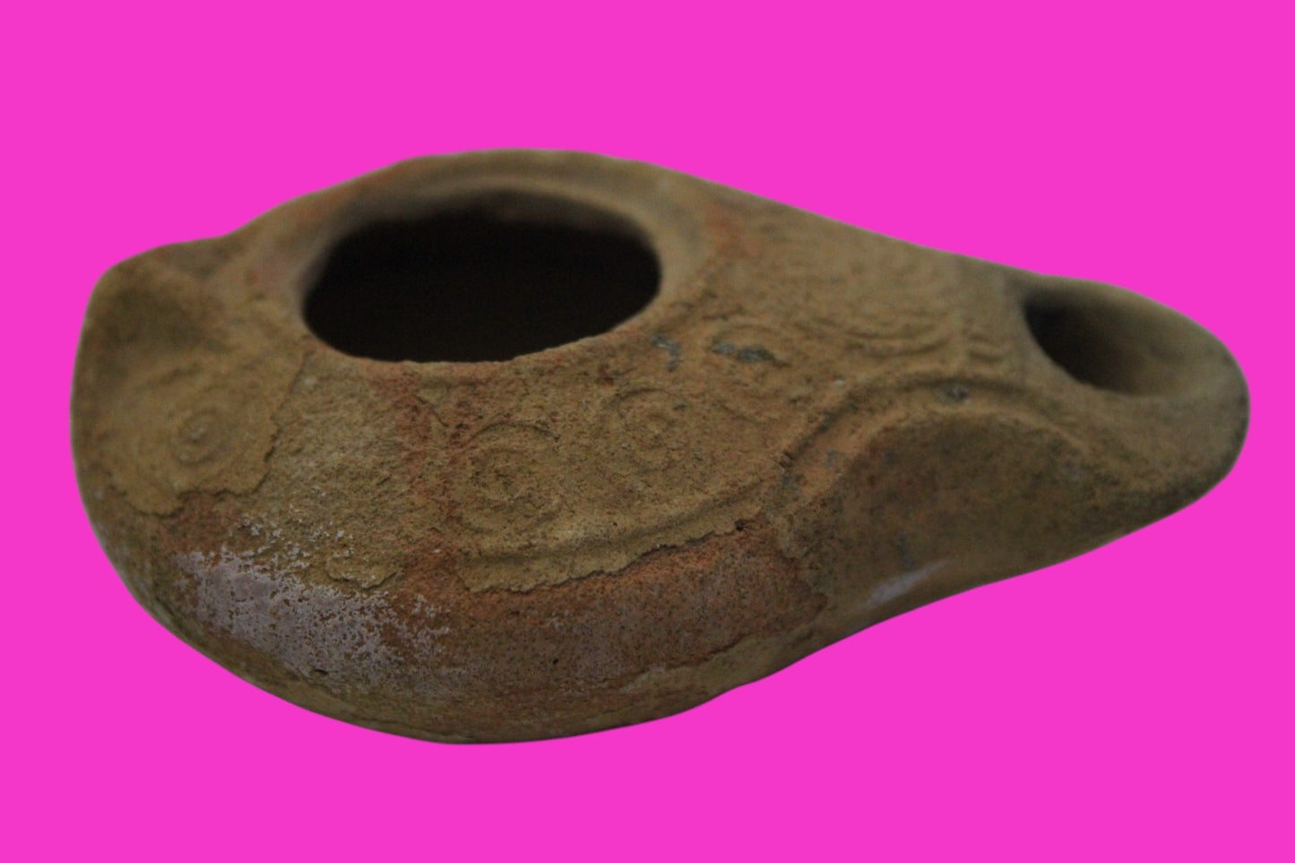 Ancient Holy Land Oil Lamp Artifact From Jesus Christ Home Land 100-500AD COA 50