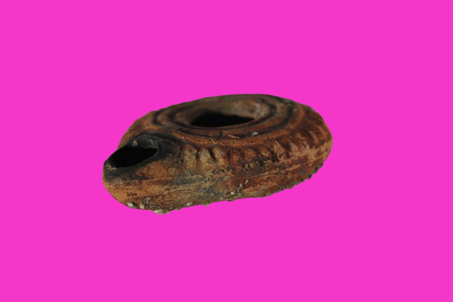Ancient Holy Land Oil Lamp Artifact Jesus Christ Homeland 100BC-400AD COA 23