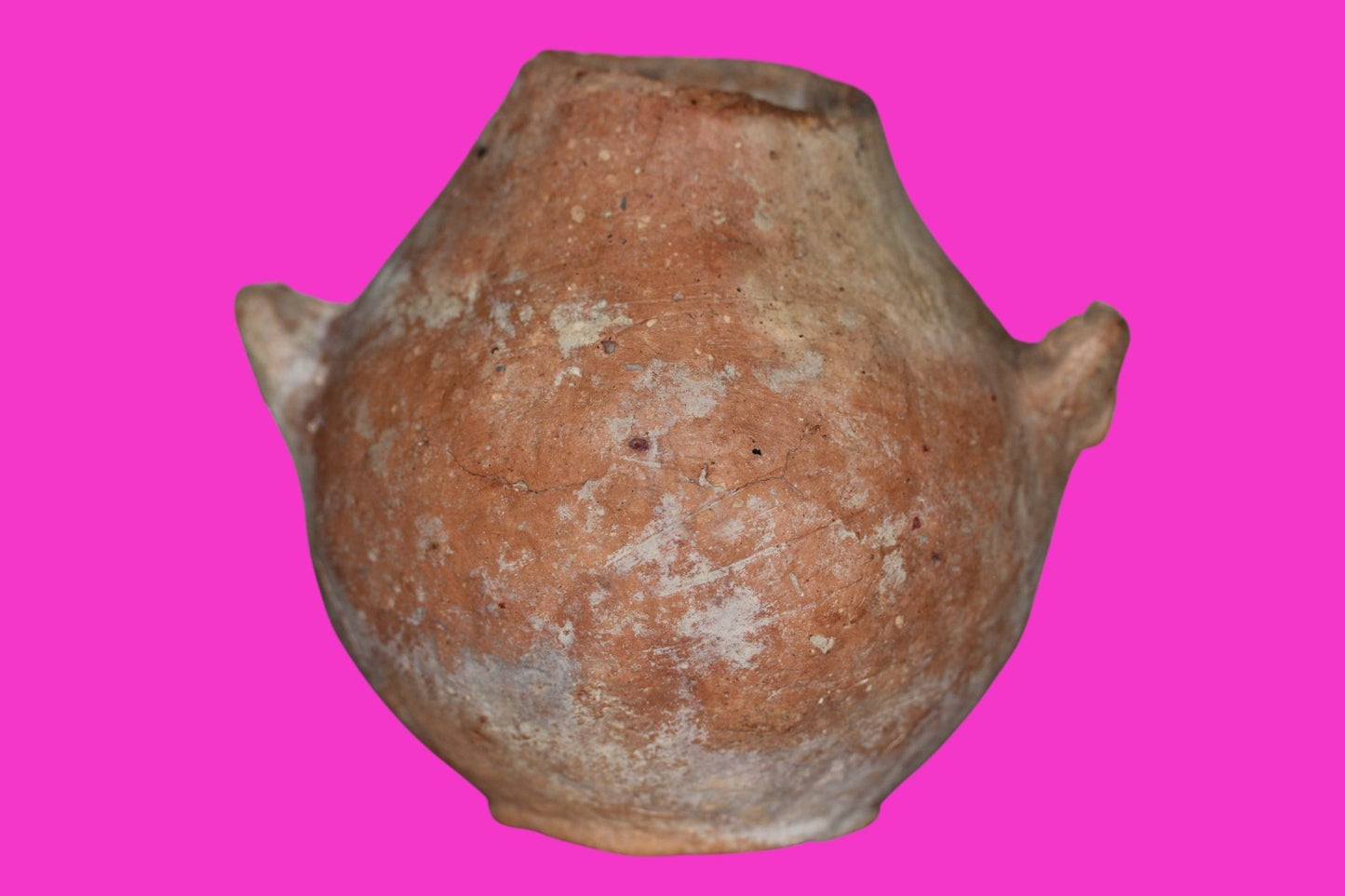 Ancient Holy Land Artifact 5500 Year Old Jar Before Abraham 3500 BC COA J144