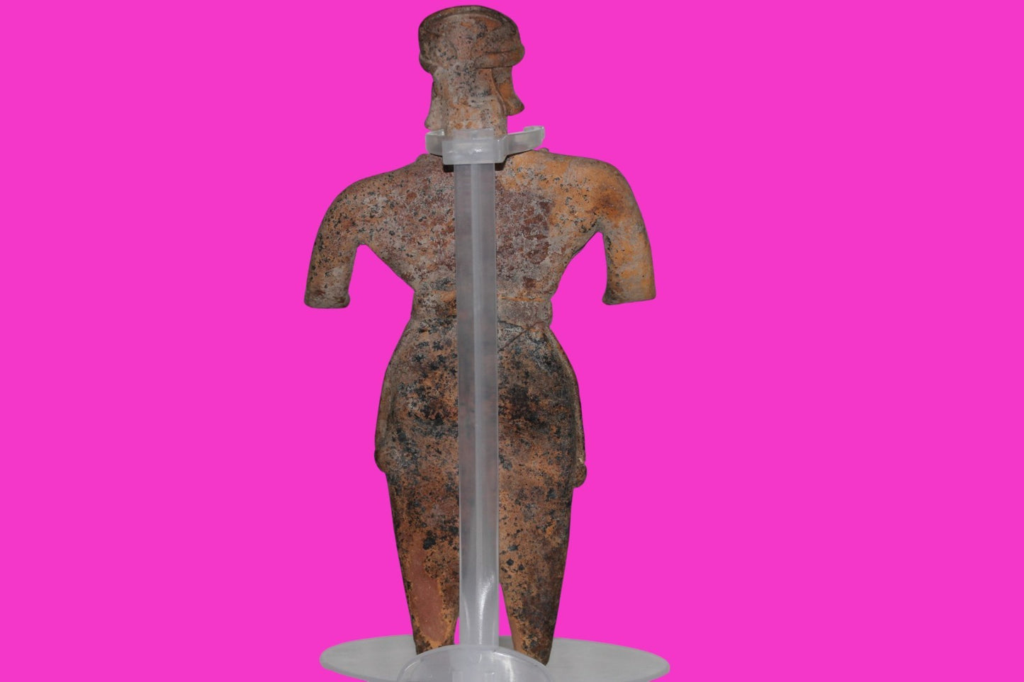 Pre Columbian Artifact 7 Inch Female Tomb Figure Colima Mexico 100 BC COA 247