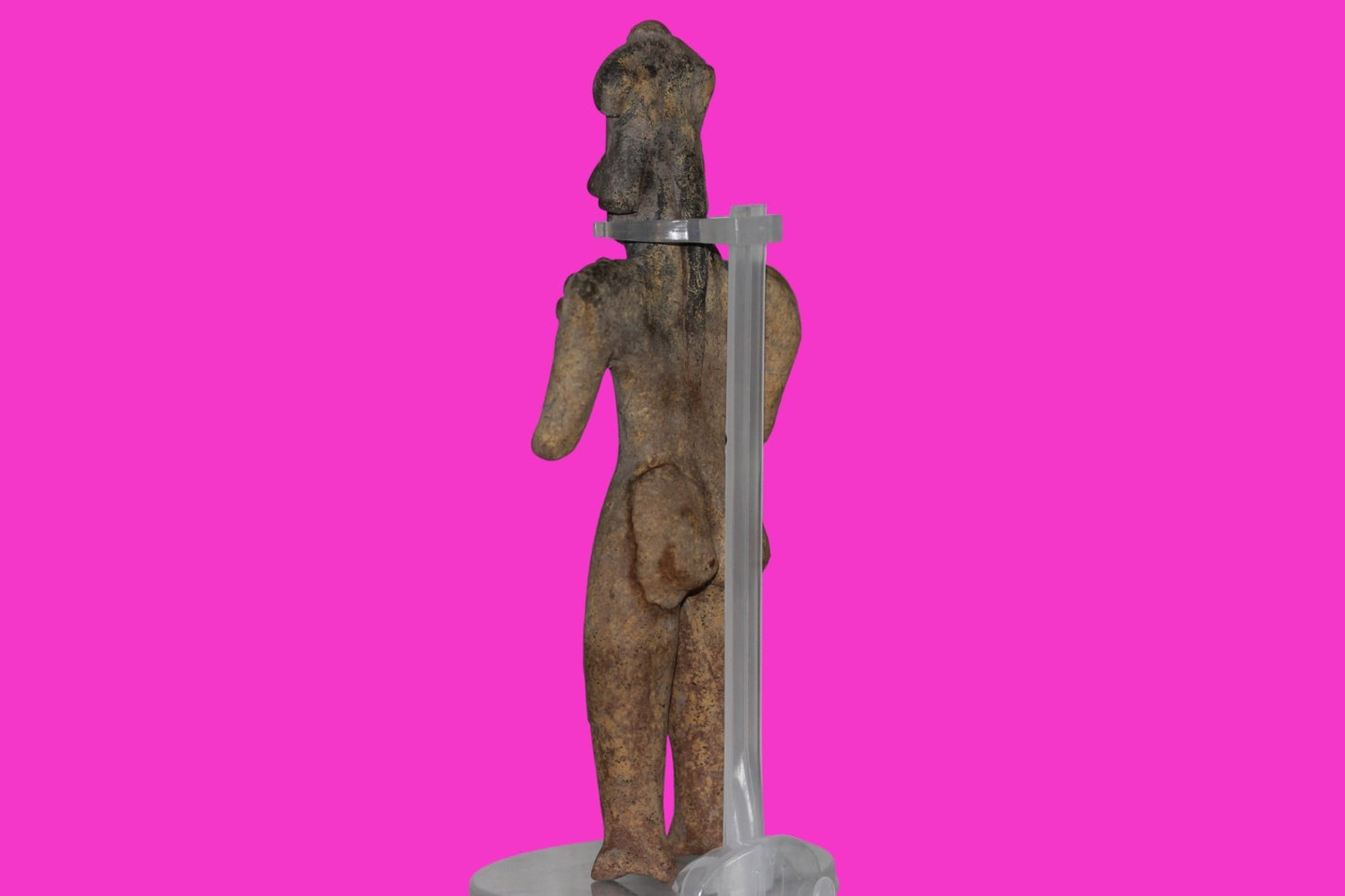 Pre Columbian Artifact 7 Inch Shaman Tomb Figure Colima Mexico 100 BC COA 238
