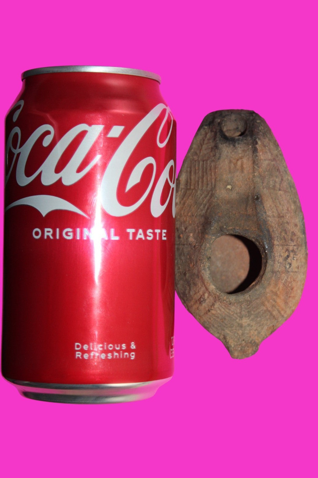 Ancient Holy Land Oil Lamp Artifact Jesus Christ Homeland 100BC-400AD COA 25