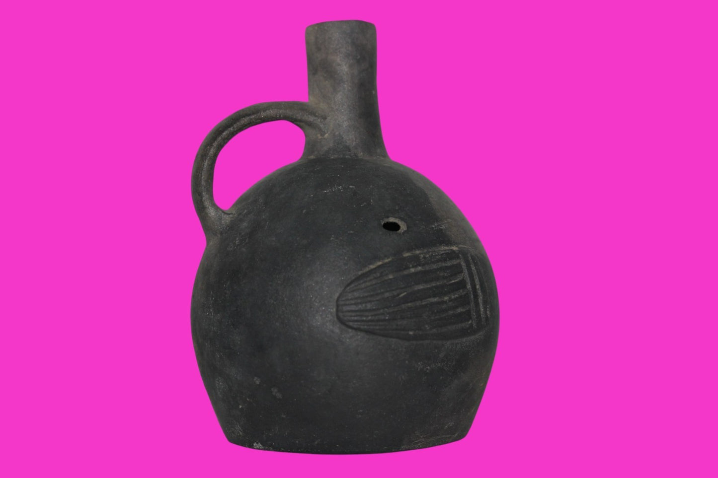 Pre Columbian Artifact Authentic Inca Water Vessle 1425 to 1500 AD Peru COA 219