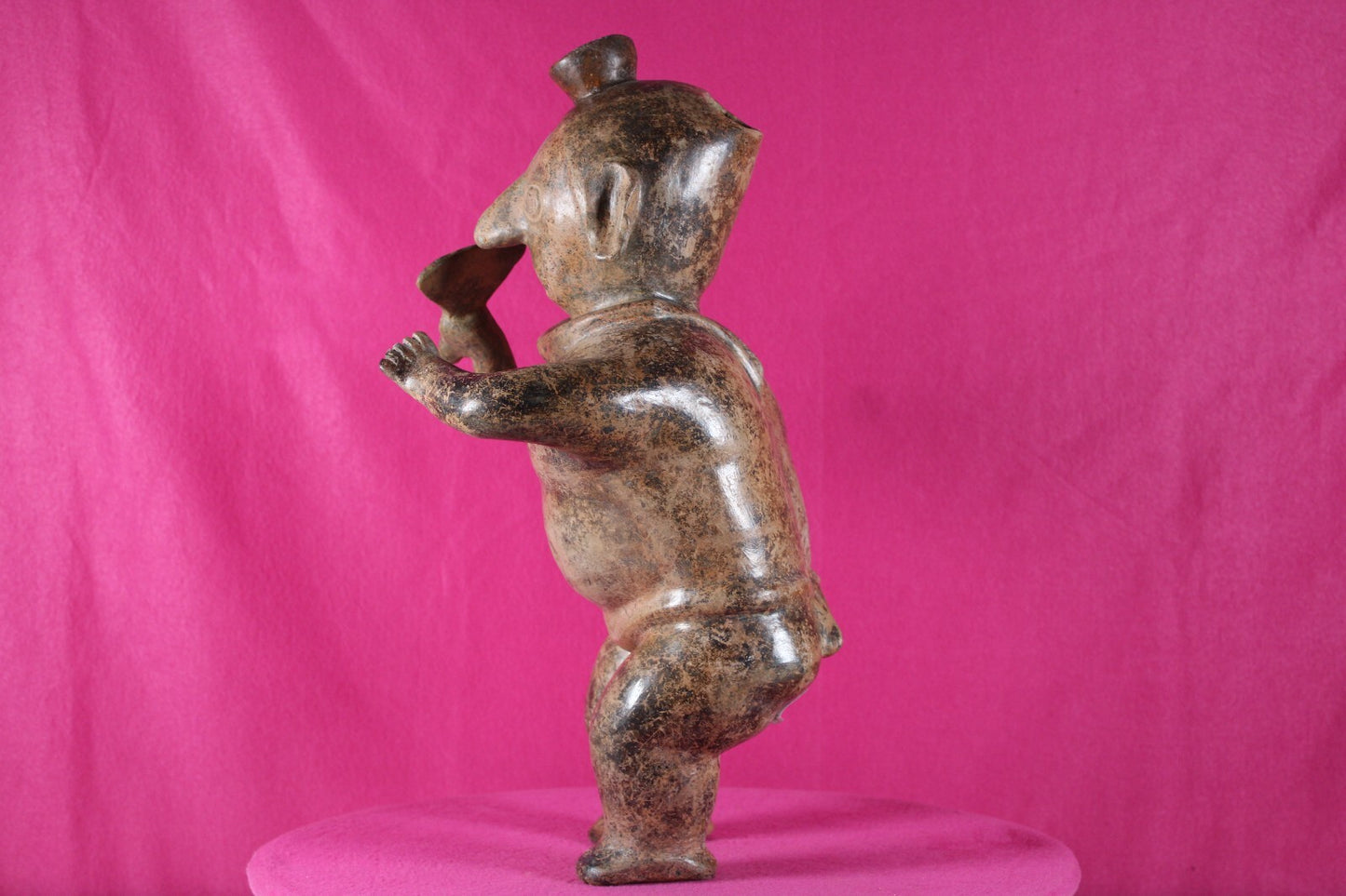 Ex Museum President Authentic Pre Columbian Artifact Giant Colima Dancer COA T06