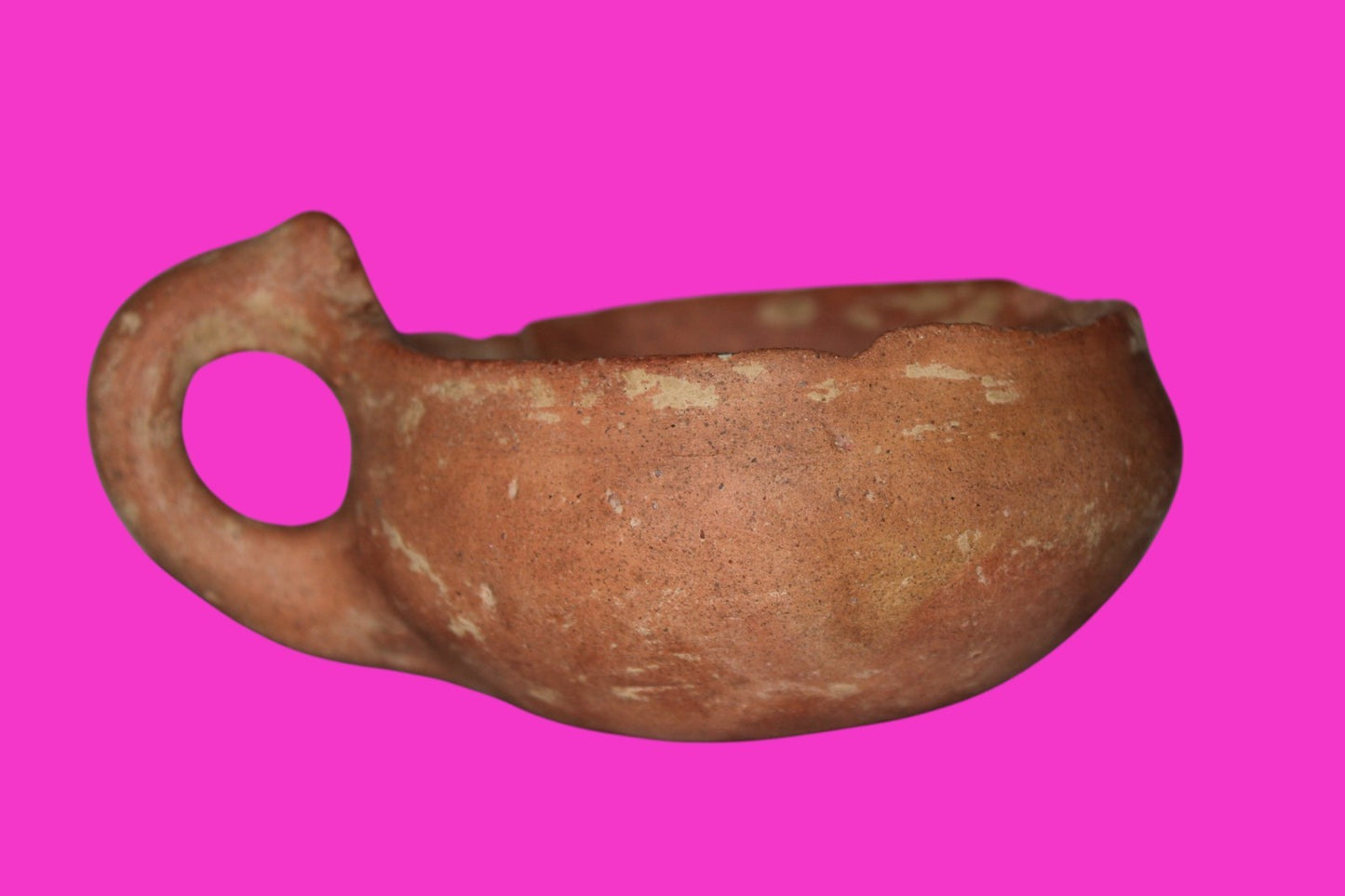 Holy Land Artifact Authentic 4000 Year Old Cup Time of Abraham 2000 BC COA J115